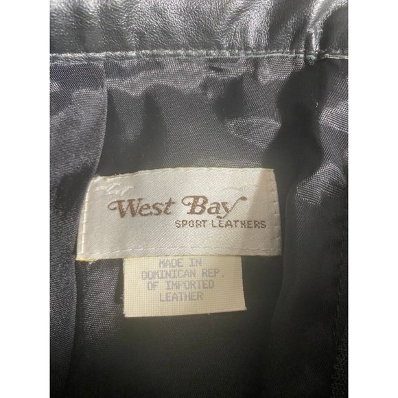 Vintage Leather Pencil Skirt West Bay 6 - Picture 6 of 11